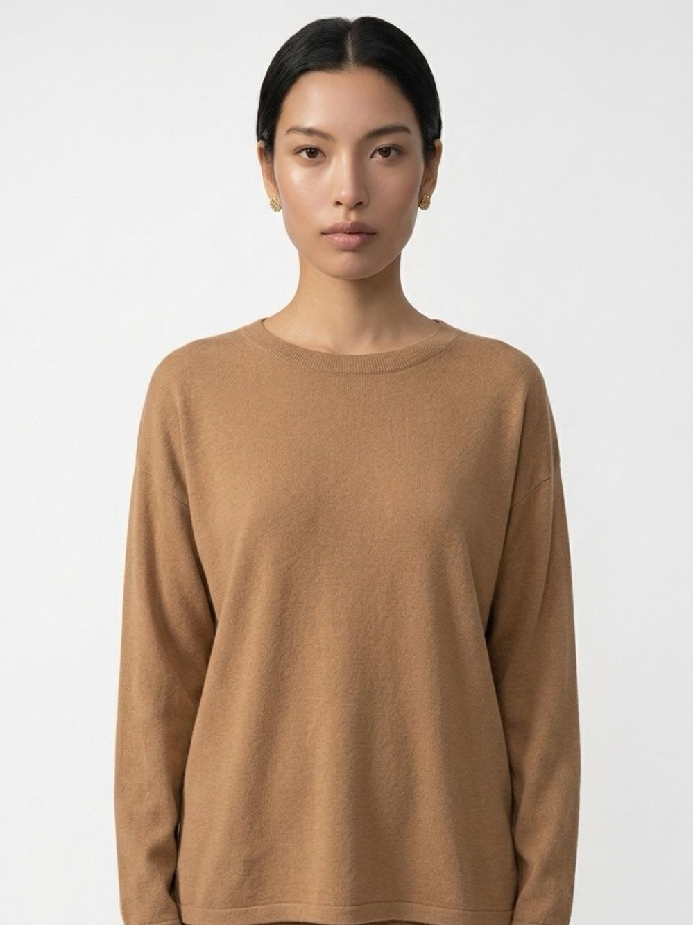 INTERNATIONAL CONCEPTS | Tan Wool Blend Sweater Women’s Size Large